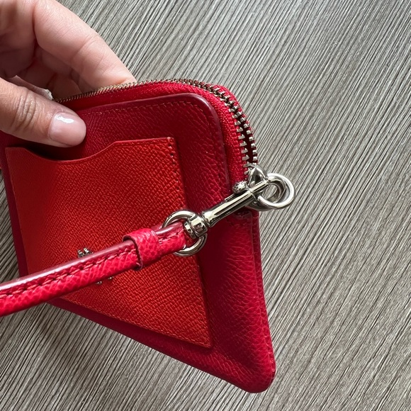 Coach Corner Zip Wristlet - Picture 8 of 9
